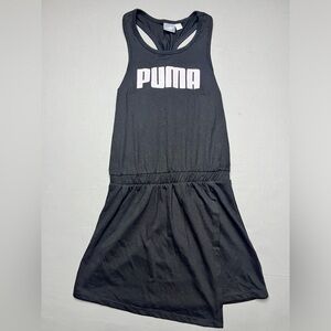 Puma Black Tank Dress with White Logo